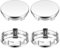 4 Pièces Enjoliveurs de Moyeu 60mm, Caches Moyeu Universels ABS, Caches Roue, Caches Moyeu pour Voitures, Compatibles avec BMW, Audi, Mercedes, VW (OD 60 mm ID 56 mm)