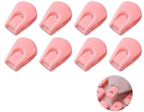 Paquet de 8 pinces à couette, pinces à couette, pinces à couette antidérapantes améliorées maintiennent votre couette en place, aucune épingle requise pour fixer les supports