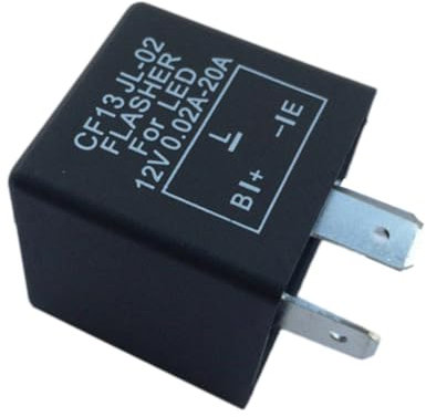 HAPINARY 3-poliges Cf13 Jl02 Blinkrelais Blinker Blinkend Mit Kompatiblen Auto Blinkern Autozubehör