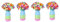 TOYANDONA 4 Ensembles Bouquet De Boutons Bricolage Tortillas Carrées Petites Tortillas Pendentif Porte-clés Fournir Kit De Bracelets D'amitié Charme De Bracelet Amovible Haut Para Fil De Fer