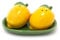 Lemon Salt & Pepper Shakers | Citrus Fruit Shaped Salt and Pepper Pots | Novelty Ceramic Cruet Set with Tray