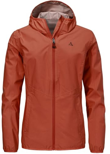 Schöffel Damen Jacket Style Migandi WMS, Allwetterjacke mit 2-Wege-Stretch, mit verstellbarer Kapuze, wasserdicht und atmungsaktiv