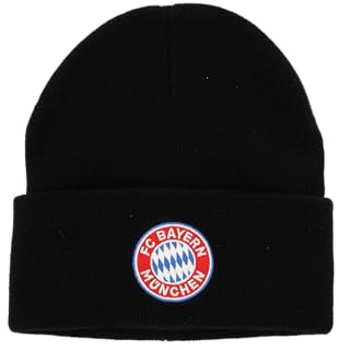 FC Bayern München I Strickmütze Logo I Kinder I Schwarz