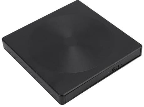 Dpofirs Externes Optisches Laufwerksgehäuse, Leicht, Tragbar, Typ A, Typ C, 5 Gbit/s, CD, DVD, BD-Laufwerksbox für Betriebssystem