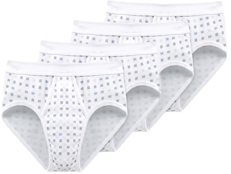 Schiesser Essentials Feinripp Slips 4er Pack white M (5)