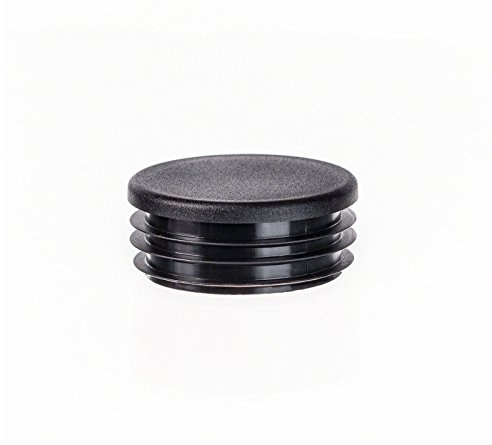 EMFA Lamellenstopfen Rund 55 mm Schwarz für Rundrohre, 5 Stück | Rohrstopfen, Endkappen, PE-Kunststoff, Für Rundrohre, Schutz vor Schmutz und Feuchtigkeit