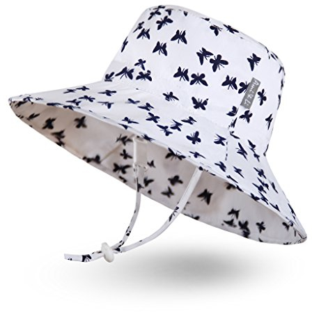 Ami & Li tots Jungen Sonnenhut Eimer Einstellbar für Baby Mädchen Jungen Säugling Kind Kleinkind Hut Sonnenschutz UPF 50 Unisex
