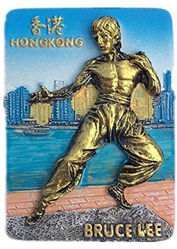 Hong Kong China Fridge Magnet 3D Resin Collection Travel Souvenir Tourist Gift Home and Kitchen Decoration Refrigerator Magnetic Sticker