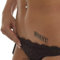 2 x Horny Stempel Tattoo - schwarzer Schriftzug klein - Sexy Kinky Fetisch Tattoo (2)