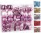 BRUBAKER 77-teiliges Set Weihnachtskugeln Christbaumschmuck - Kunststoff Rosa/Silber