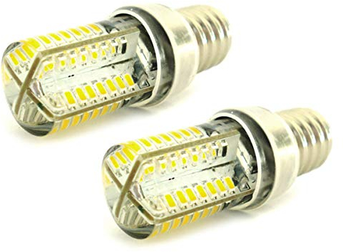 LEDLUX 2-teilige rohrförmige LED-Lampe E14 3,5 W 220 V für Küchenhaube 360 ​​° -Beleuchtung mit Silikonschutz [Energieeffizienzklasse A +] (3000K)