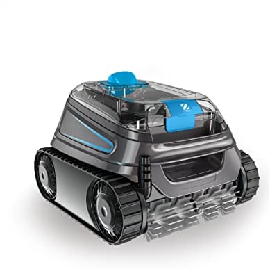 Automatischer Poolroboter Zodiac CNX 10 für bis zu 9 x 4 m, reinigt Boden, Wände und Wasserlinie. Zyklonsaugtechnologie, Agile Fortbewegung. Inklusive 15 m Kabel und Feinfilter