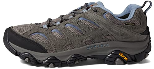 Merrell Women's Moab 3 Waterproof Hiking Shoe, Granite, 9.5