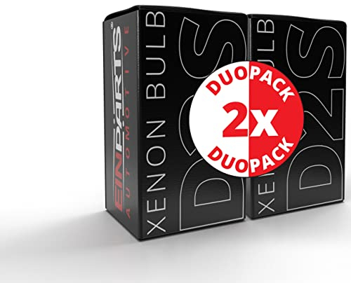 EinParts Phares au xénon de voiture, 2 pièces D2S Xénon Brûleur HID 5000K 35W P32d-2 avec homologation E4 Lampe xénon