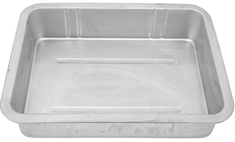 Keenso Vassoio di Scarico Olio Senza Perdite Portatile Universale Metallo Costruzione Automobile Contenitore di Cambio Olio(10L)