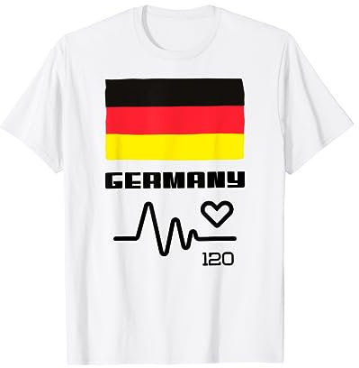 Supporter Foot Allemagne Fan Allemand Maillot Drapeau cadeau T-Shirt