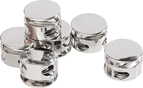Rico Design itoshii Verschlüsse Schmuckverschluss 14mm 6 Stk Zink Eisen Silber