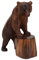EarthView, Inc. Geschnitzter Bär auf Baumstumpf, 22,9 cm, handgefertigt