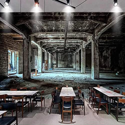 GIVLWF Papier Peint Panoramique de Vent Industriel Nostalgique Rétro, Espace Graffiti Art Déco de La Maison - Pour Salon Chambre D'enfant Décoration Murale 150 x 70 cm