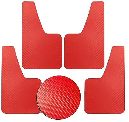 Kotflügel Für Seat Für SEAT Für Leon Für ST Für Cupra R Für Mk1 Für Mk2 Für Mk3 Für Ibiza 6l 6j 6k Für Altea Für Arona Für Exeo Schmutzfänger Kotflügel Auto Spritzschutz (Farbe : 4Pcs Red)