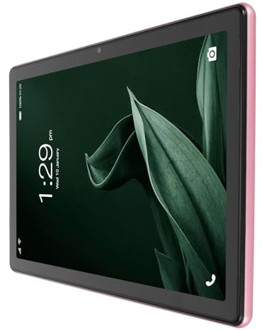 Lazmin112 10,1-Zoll-HD-Touchscreen-Tablet, Octa-Core-CPU, 12 GB RAM, 256 GB Speicher, 7000-mAh-Akku, 4G LTE-Mobiltelefonie,13,5.0, GPS (PINK)
