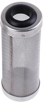 2 STÜCK - Aquarium Edelstahl Filter - 12mm - Stahl Filterschutz - Schwamm Schutz