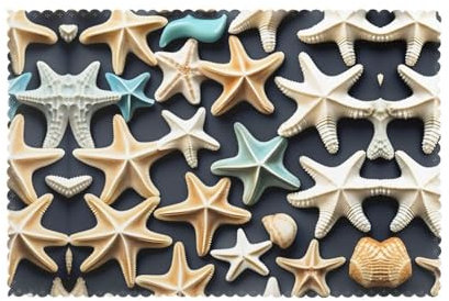 Seashell Stella Marina Mat Tovaglietta Ristorante Cucina Tavolo Mat Forniture Famiglia Festival Festa Decorazione