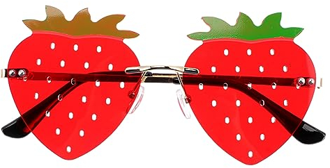 VALICLUD dekorative Sonnenbrille kinder sonnenbrille kindersonnenbrille jojofunny Gastgeschenke trendige sonnenbrille Brillen Party-Sonnenbrille Foto-Requisiten Halloween Erdbeere Hawaii