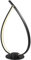 casa NOVA LED-Tischlampe - Schwarz - Weiß - Metall - Kunststoff - H 37 cm