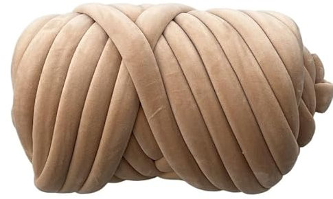Filato Gigante 250G Velluto FAI DA TE Super Spessa Filato Grosso Cotone Lana Tubo Uncinetto Filato Braccio Ingombrante Roving Coperta for Maglieria Spin Filati A Mano palla (Color : 14)