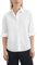 Marc O'Polo Damen Hemd aus Bio-Baumwolle mit Kentkragen, Weiß (White), 44