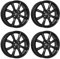 4x Dezent Felgen Alufelgen TN black 6.5Jx16 ET32 4x108 kompatibel mit Opel Corsa Mokka