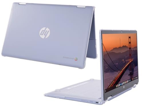 mCover Hard Case ONLY Compatible for 2024~2025 14 HP Chromebook x360 14B-CD0000 Series Laptop Computers (NOT Fitting Any Other HP Chromebook & Windows Notebook PC)- Clear