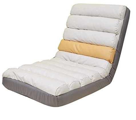 YKMYXZ kleines Sofa， Klappbarer Bodenstuhl, 5-Fach verstellbar, Lazy Sofa Couch for Jugendliche und Erwachsene(B)