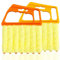 MeteoraPrime Lot de 2 Brosses de Nettoyage pour Stores Vénitiens - Brosse à 7 Lamelles pour Nettoyage Facile des Stores Claviers et Climatiseurs - Accessoire d’Entretien Maison et Voiture