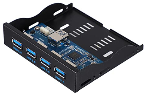 Gadpiparty Multi-functional Usb Front Panel Floppy Disk Bay Internal Usb Hub Panel Mount Computer Part