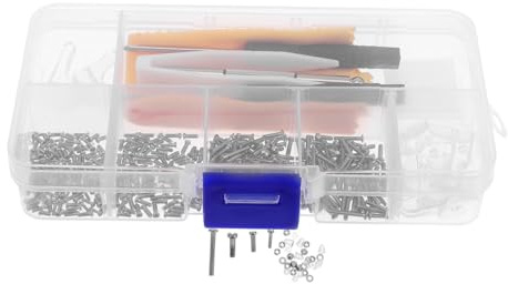 Beaupretty Vis De Réparation Pour Lunettes Kit Outils Avec Tournevis Pince à Épiler Plaquettes Nasales Crochets Oreilles Chiffon De Nettoyage Pour