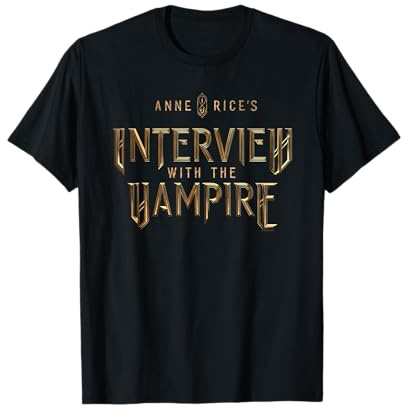 Interview with The Vampire Gold Logo T-Shirt
