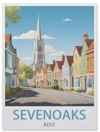 Jigsaw Puzzles 1000 Pieces,Sevenoaks Kent,Paper Children Games Educational Toys(50x70cm)-FJ2