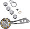 Tbest Angelrolle Kurbel, Griff Ersatz Power Handle Knob Reel Ersatzteile, Aluminiumlegierung Angelrolle Rocker Knöpfe CNC Mit Armaturen Ersatzteile Für Baitcasting