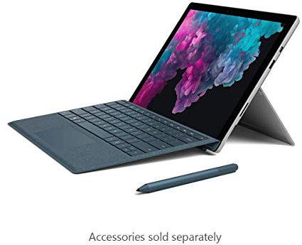 2018 Microsoft Surface Pro 6 with Intel Core i7-8650U (12.3-inch, 8GB RAM, 256GB SSD) Platinum (Renewed)