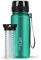 720°DGREE Water Bottle “uberBottle“ - 650 ml crystalClear +Fruit-Infuser - BPA-Free Tritan, Leakproof, Reusable Drinking Bottle - Sports Bottle for Gym, School, Fitness, Cycling, Travel, Office