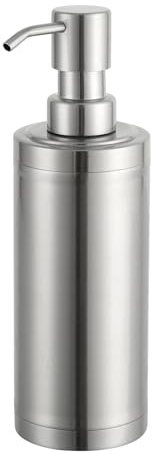 GAPPO Brushed Nickle Soap Dispenser Stainless Steel Metal Pump Hand Lotion Bottle for Bathroom, Bedroom and Kitchen