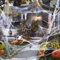 LUCYLEXIXI Halloween White Spinnennetz, Dehnbare Spinnennetze mit 100 Stück Kleine Spinnen Genug, um 1000 m² zu Bedecken ,Halloween-Dekor Partyzubehör für draußen und drinnen (300 g Spinnennetz)