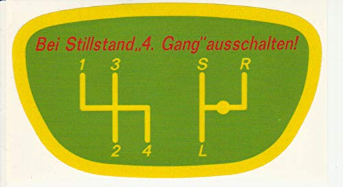 DEUTZ Schaltschema Aufkleber Baureihe für FL und D Logo Emblem Sticker Label Traktor