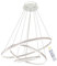 GaoHX 3-Ring LED-Hängelampe Dimmbar Weiß Kronleuchter 68W Ringleuchte Moderne Hängeleuchte Rund mit Fernbedienung, Esszimmer Design Lampe Wohnzimmer Leuchte, 20+40+60CM