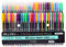 60/120 Stück Glitzer Gelschreiber Gelstifte Multicolor Gel Stift Set für Erwachsene Färbungsbücher Zeichnung Malbücher, mit tollen Farben - metallic, neon, glitter, Gel-Tintenroller