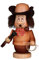 Christian Ulbricht Räuchermännchen Miniwichtel Cowboy - 14 cm