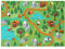 Carpet Studio Teppich Kinderzimmer 95x133cm, Kinderteppich, Spielteppich Straße Jungen & Mädchen, Teppiche für Babyzimmer, Schlafzimmer & Spielzimmer, Antirutsch, 30°C waschbar - Hiking