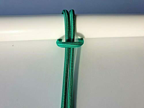 Generic GUMMISEIL Expanderseil Planenseil elastisches Seil ø 10 mm 20 M grün